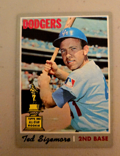 Lot of 9 1970 Topps Los Angeles DODGERS vintage cards MAURY WILLS, WILLIE DAVIS - Picture 4 of 4