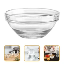 12 Pcs Glass Ramekins Glass Dessert Bowl Glass Ice Cream Bowl