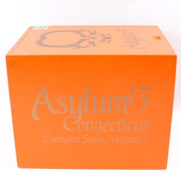 Asylum 13 Connecticut 60 x 6 Empty Wood Cigar Box 6.5" x 5.25" x 5.25"