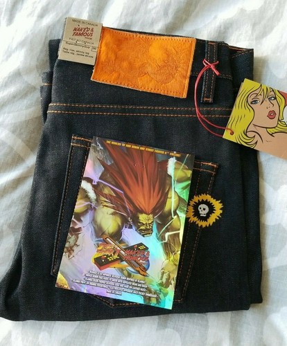 Street Fighter Denim Jeans Blanka Size 