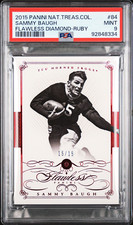 2015 National Treasures MultiSport Sammy Baugh Flawless Ruby Gem #15/15 PSA 9