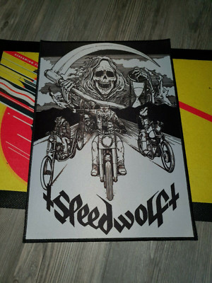Speedwolf Backpatch Kutte Jacke Aufnäher Speed Metal Razor 666