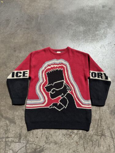 Vintage Iceberg History Bart Simpson Sweater Pullo