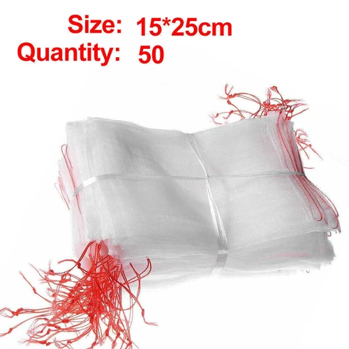 Mesh Against Insect Pest Reusable Plant Fruit Protect Drawstring Net Bag - Picture 9 of 18