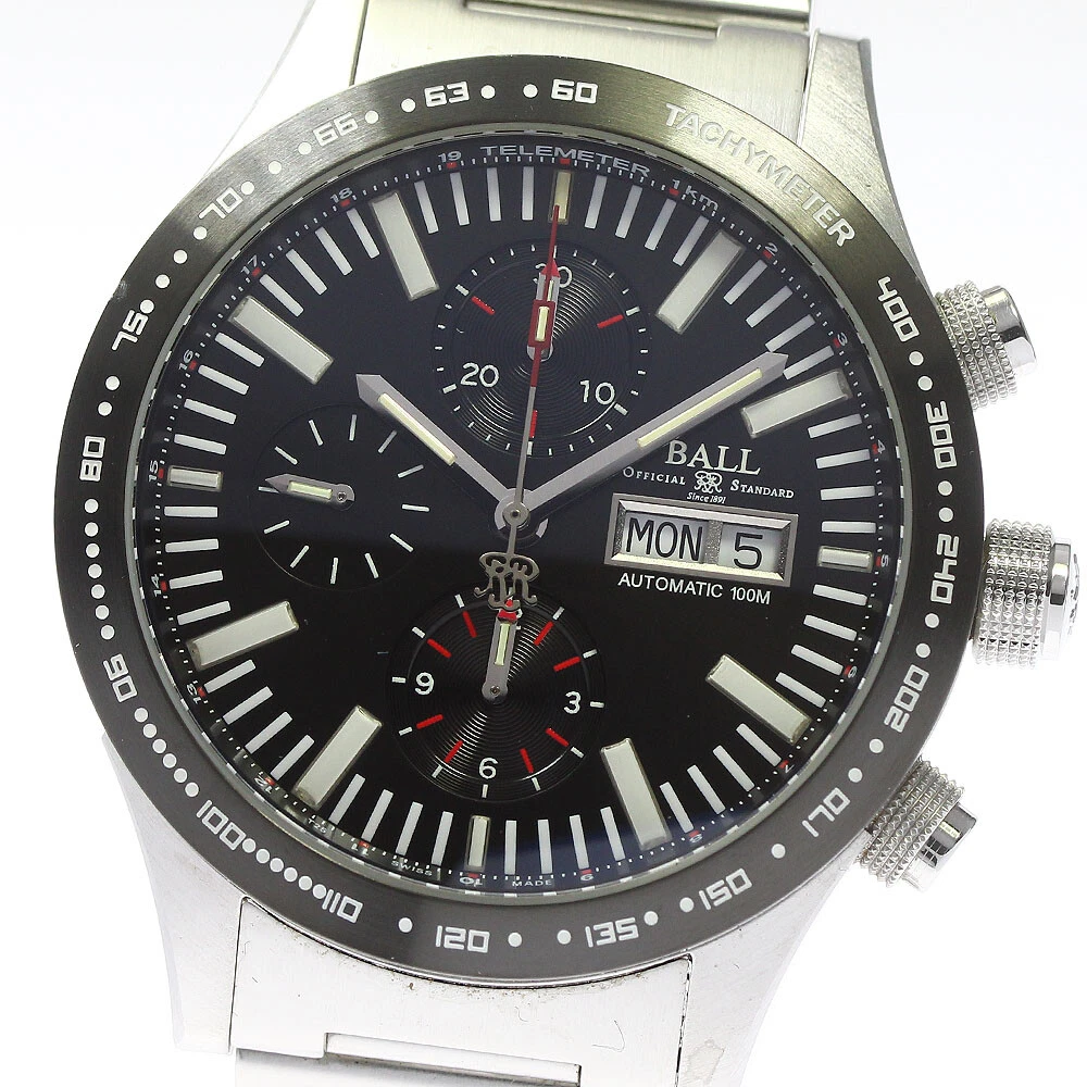 BALLWATCH Stokeman Storm Chaser II CM2092C-S1J-BK Automatic Men's  Watch_732645