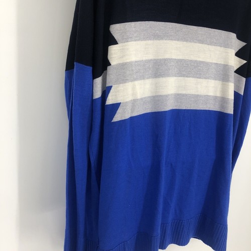 Pendleton Women's Blue 100% Merino Wool Long Sleeve Cardigan Sweater Size L - Picture 9 of 9