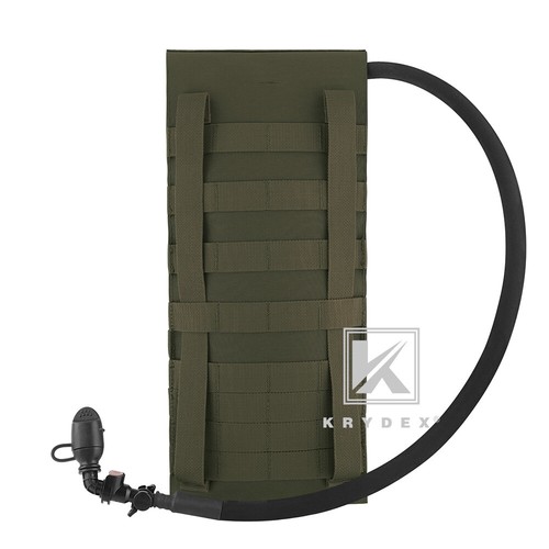 KRYDEX 3L Water Bladder Tactical Hydration Carrier MOLLE Pack Panel Ranger Green - Picture 11 of 21