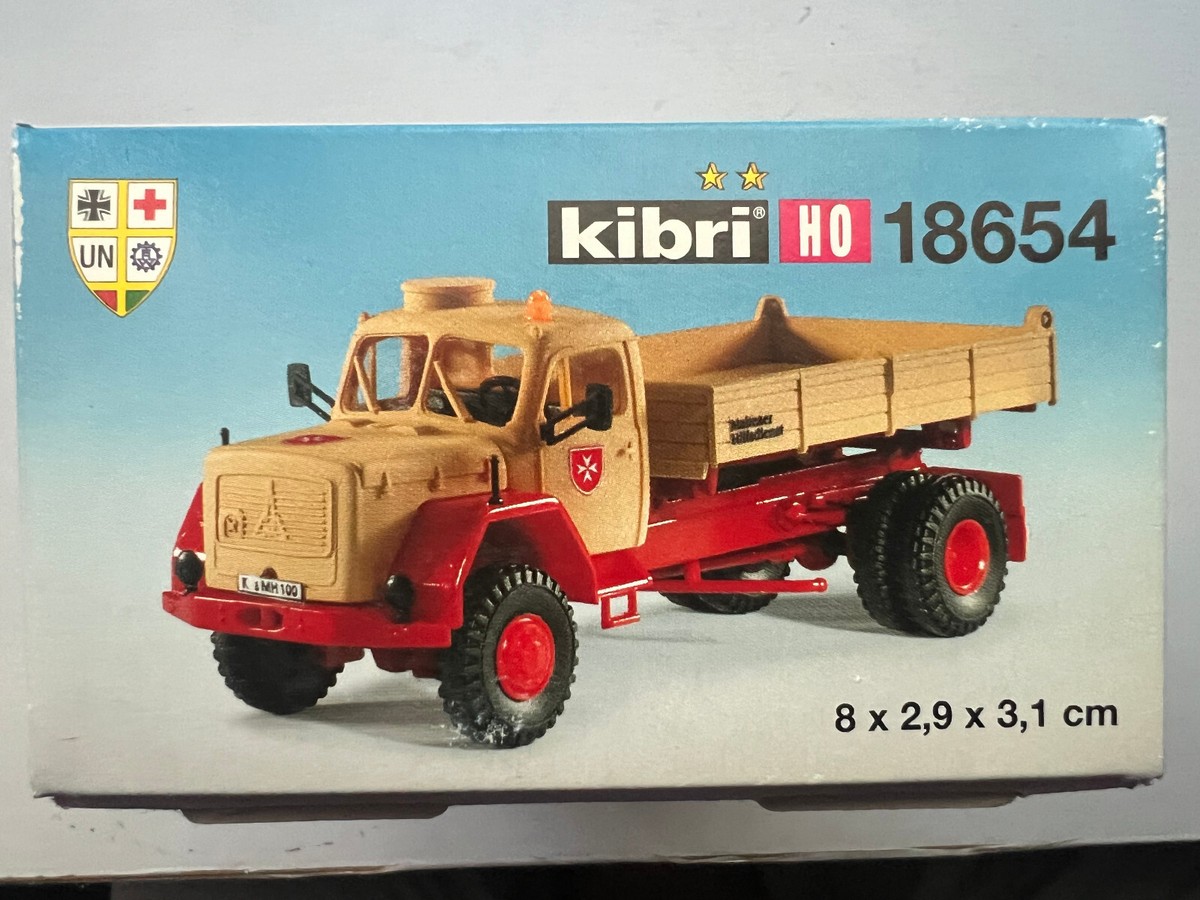 KIBRI 18654 Magirus Deutz-230 D 16 AK Dump Truck - Assembly Kit