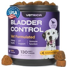 Dog UTI Treatment - Bladder Control Cranberry Chews - Dog Cranberry Supplemen...