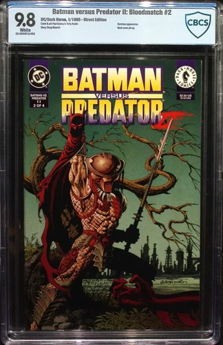 Batman versus Predator II #2 1995 CBCS 9.8 Direct Edition! DC / Dark Horse!