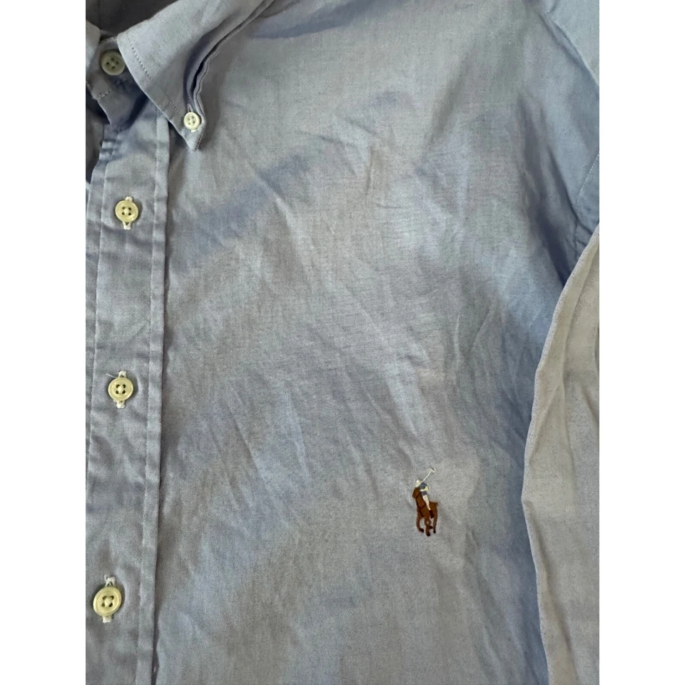 Camisa de vestir Ralph Lauren calce clásico con botones talla alta 19 38/39 Foto 4 de 4