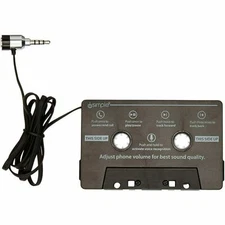 NEW iSimple Cassette Tape Adapter w/ Built-in Microphone for Hands-Free Calling