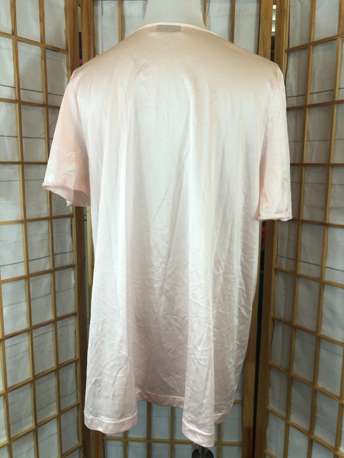 VTG Women's Vanity Fair Light Pink Nightgown robe… - image 7