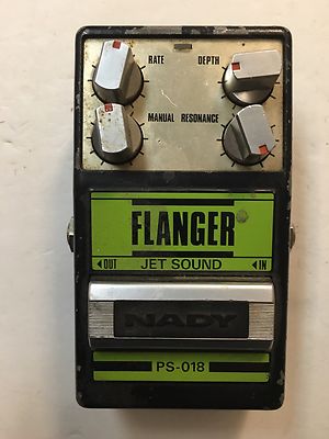 Nady PS-018 Jet Sound Analog Flanger Rare Vintage Guitar Effect Pedal MIJ Japan