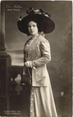 CPA AK Grete Freund THEATER STAR (627080)