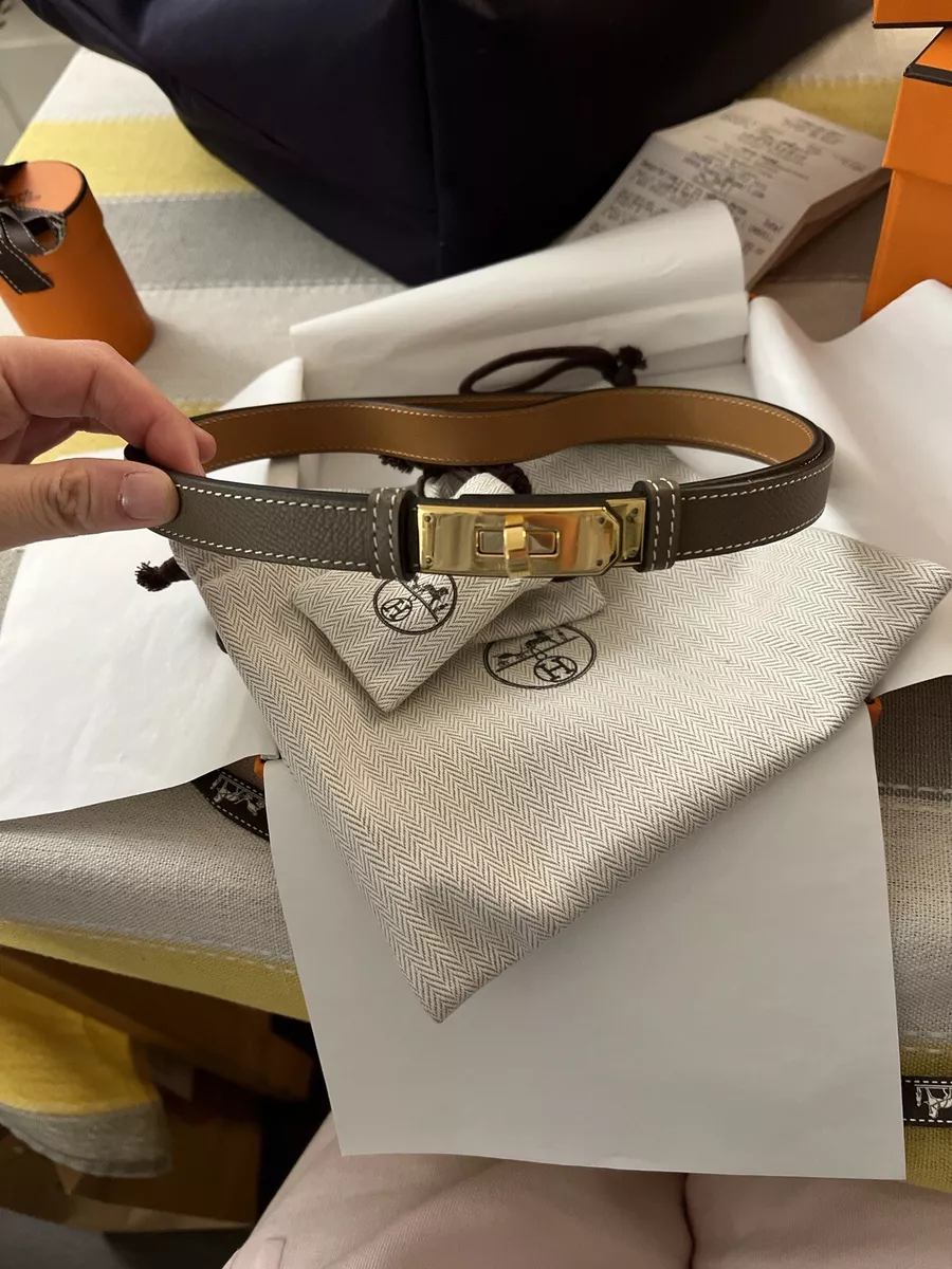 hermes kelly belt gold