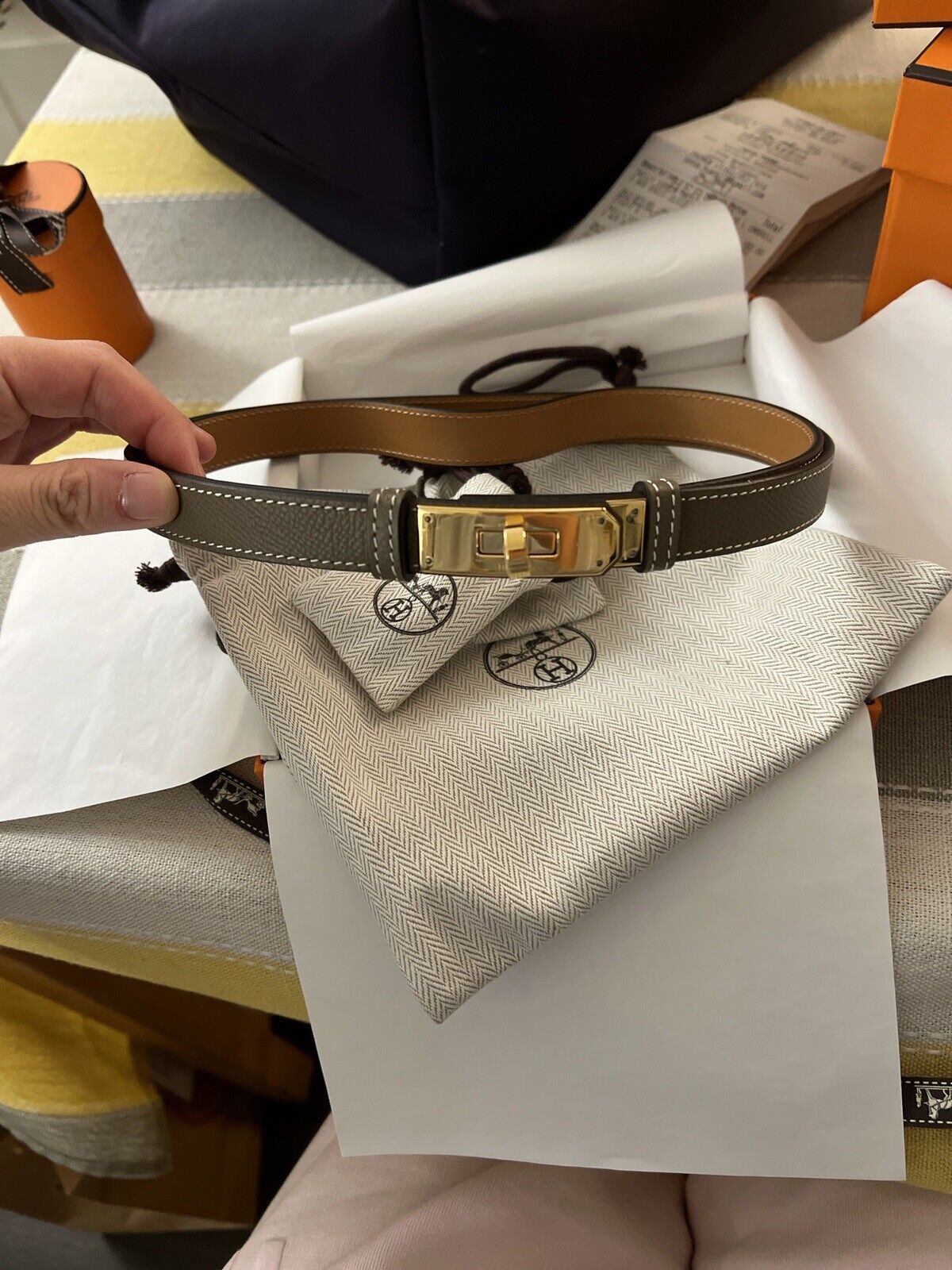 hermes kelly belt style