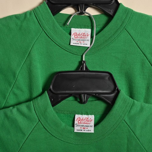 Vintage Rich Tee's Youth L/M Kelly Green Sweatshirts - Lot of 2 - 4435 - Picture 2 of 7