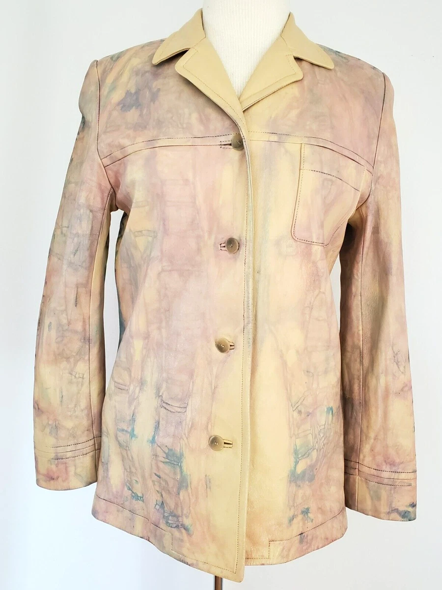 ESCADA Leather Outer Shell Blue Coats, Jackets & Vests for Women