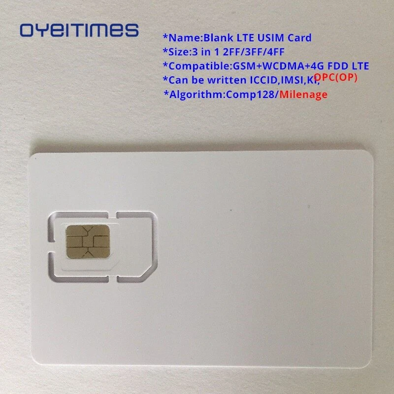 OYEITIMES 4G 128K Programable Blank SIM Card GSM WCDMA LTE 40 OFF Oyeitimes 4g 128k programable blank sim card gsm wcdma lte 40 off