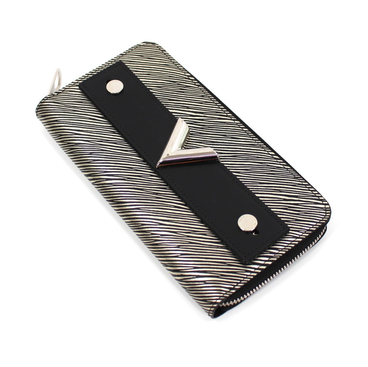 Louis Vuitton Zippy Long Wallet Limited Edition Essential V Logo