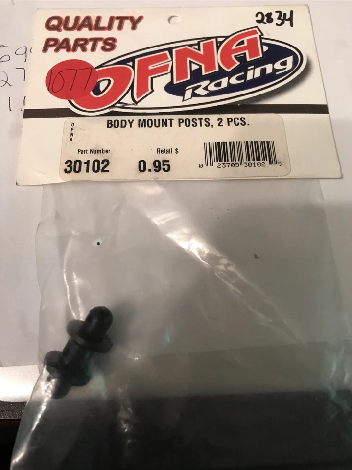 Soportes de carrocería vintage RC OFNA negros (2) 30102 Foto 2 de 2