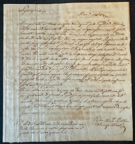 Autogrammbrief von Vincenzo Monti - Bild 1 von 2