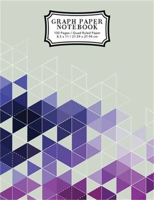 Graph Paper Notebook: Purple Grid Boxes Grid Paper Composition Notebook, Graphin