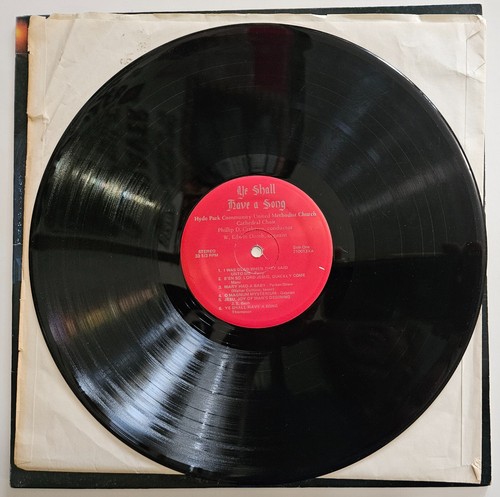 VG TESTED LP: Hyde Park Cathedral Choir Cincinnati "Ye Shall Have A Song" 1982 - 第 6/9 張圖片