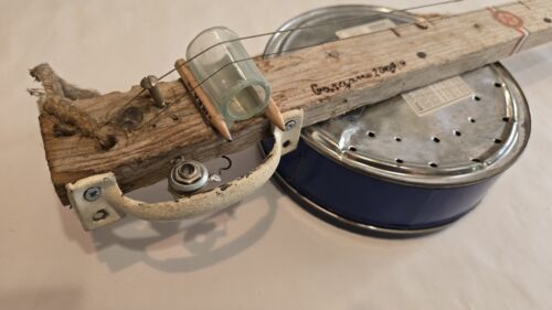 Cigar Box Guitar Gargano Ramkie Diddley Bow Matteacci's - Foto 10 di 10