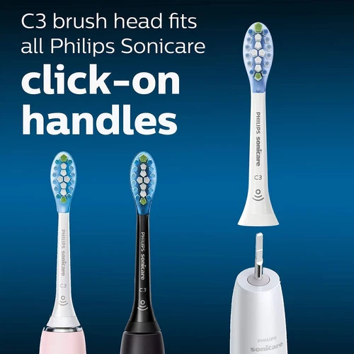 4/8xPhilips Sonicare C3 HX9044 Optimal Premium Plaque cabezales de cepillo GERHRTHJRRTUU - Imagen 11 de 26