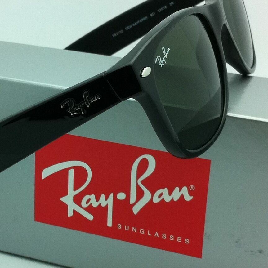 レジスタ Ray-Ban Sunglasses RB 2132 901 52-18 NEW WAYFARER Black Frames G