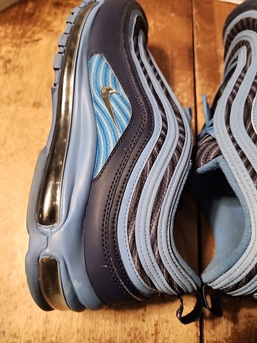 Nike Air Max 97 Nike By You DJ3181 991 Men Size 13 Two Tone Blue GUC - Picture 15 of 16