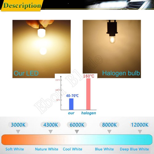 10X Warm White E10 Screw LED Bulbs 3030 1SMD Mini Flashlight Torches Light 6V DC - Picture 5 of 6