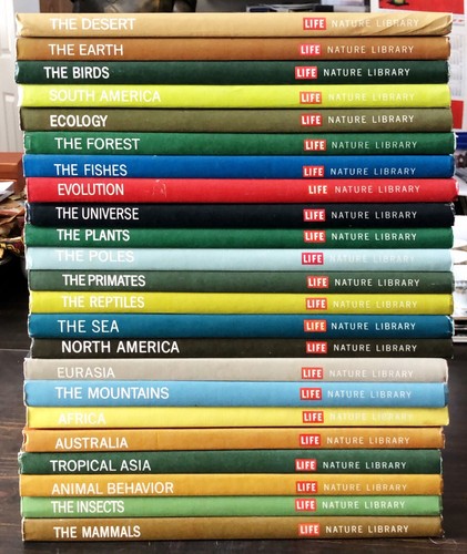 LIFE NATURE LIBRARY Time Life HC Books 1960s Lot Of 23