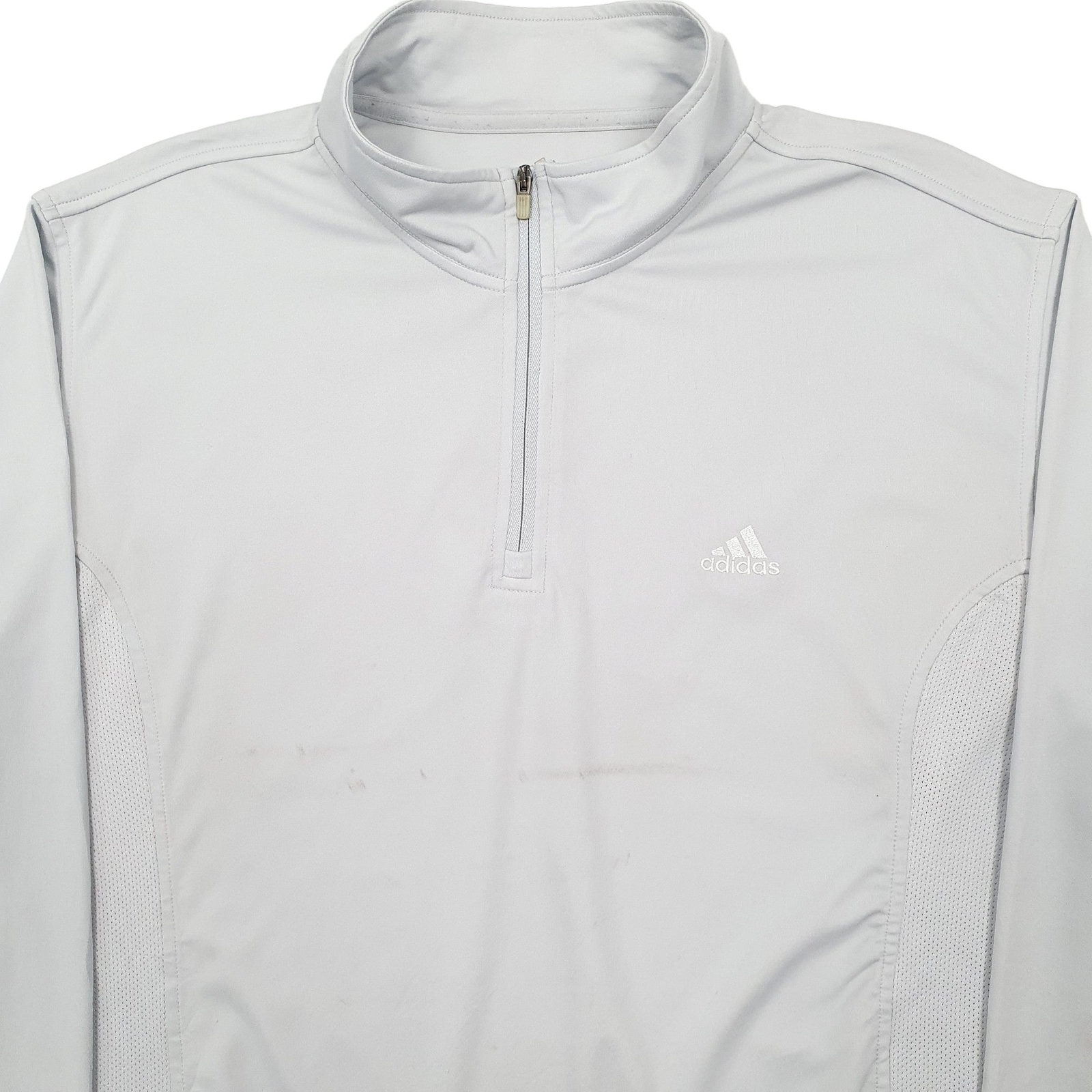 ADIDAS 1/4 Quarter Zip Running Active Jumper Sweatshirt Mens L image 4