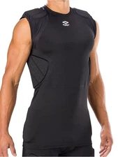 Shock Doctor Showtime 5 Pad Top Sports Protector Football Lacrosse Adult