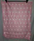 Pink/White Dotted Pretty Girly Blanket. Ref00003