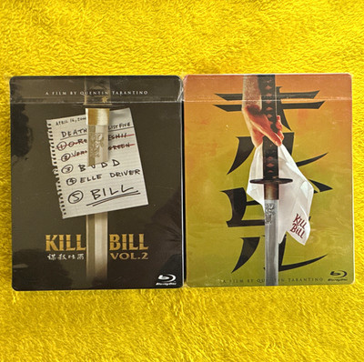 Kill Bill Vol. 1 and 2 Blu-ray Disc SteelBooks