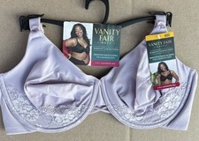 Vanity Fair Radiant Bra/light Purple/44DD/Free Shipping