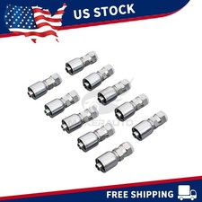 For Parker 3/4" Female JIC 10PCS 10643-12-12 Hydraulic Hose Fittings