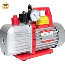 EPoxy Resin Vacuum Pump 500P Dual-Stage Rotary Vane HVAC Auto Recharging