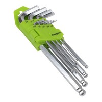 Sealey SechskantschlüSsel-Set Lang Mit Kugelkopf 9-Tlg. - Imperial S01261