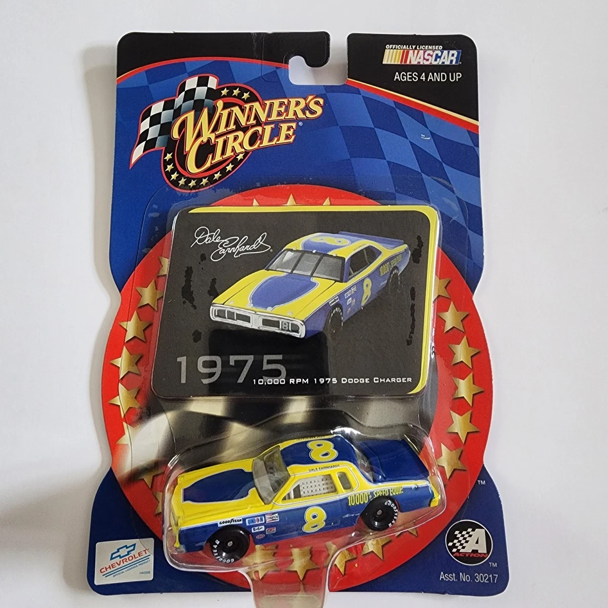 Dale Earnhardt Blue Diecast Racing Cars 1975 Vehicle Year for sale