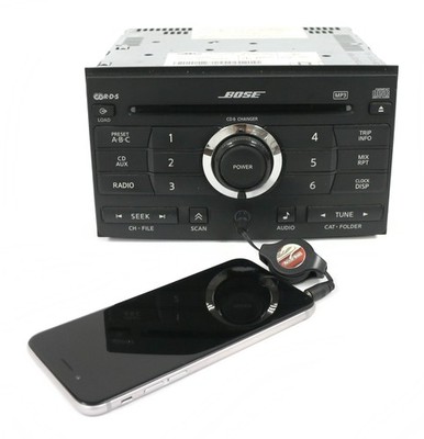 2008 Nissan Maxima Receiver AM FM 6 Disc CD Player w Aux 28185ZE50B