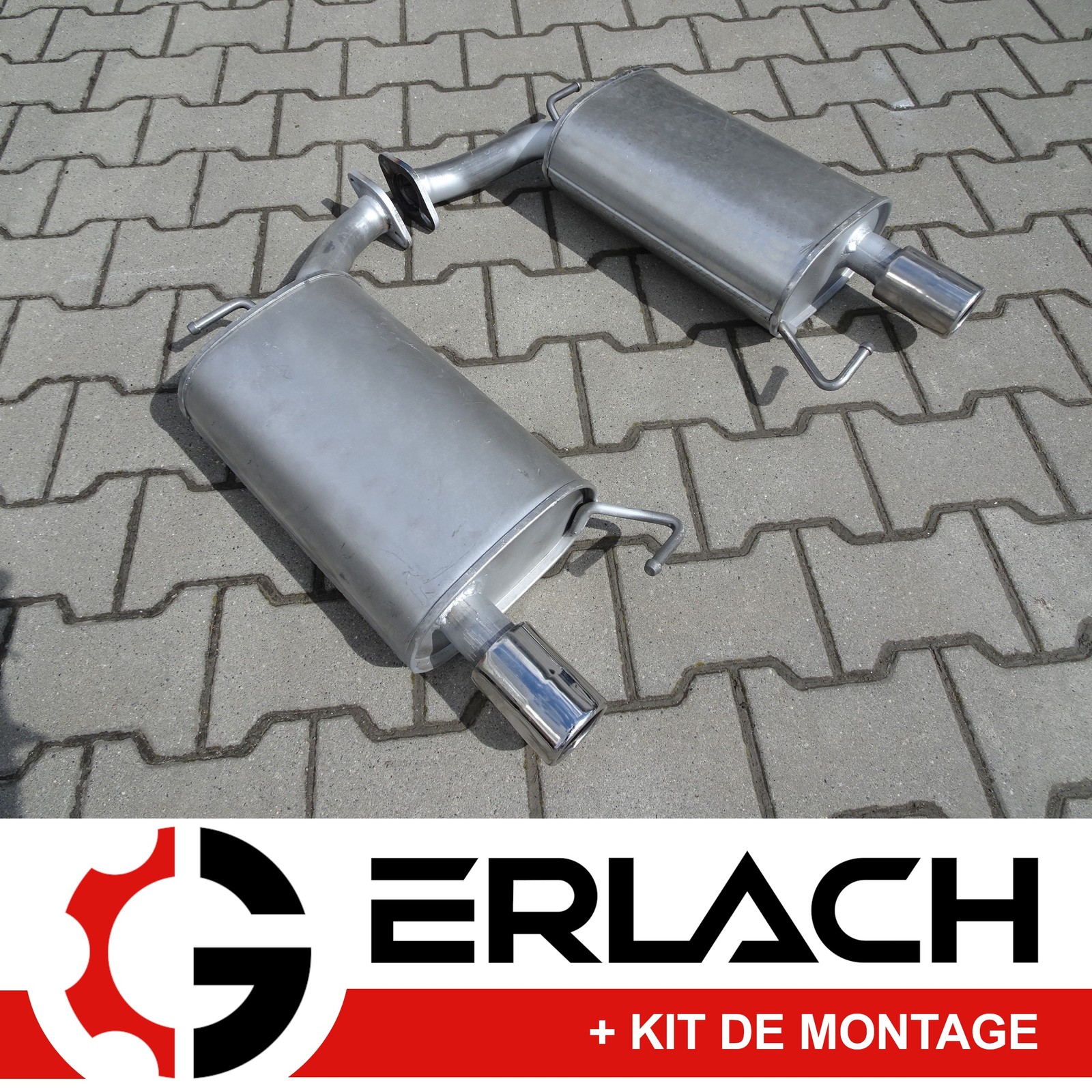 Echappement silencieux Mazda 6 GH 2.0 2.5 4930 pour reduction de bruit et gaz