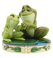 Jim Shore Disney Tiana and Naveen as Frogs Amorous Amphibians Figurine #6005960