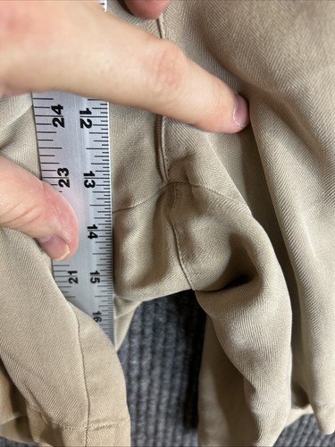 Pantalones Cortos Caribbean Joe Para Hombre Talla 38 Tostado Seda Plisados Preppy Resort Crucero tiro Medio - Imagen 5 de 7