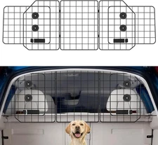 OUSHENG Car Dog Barrier for SUV, Adjustable Pet Divider Gate Trunk 59in 