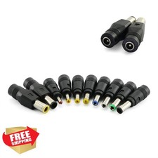 Longdex 10pcs Laptop DC Power Adapter Tips Universal 5.5x2.1mm